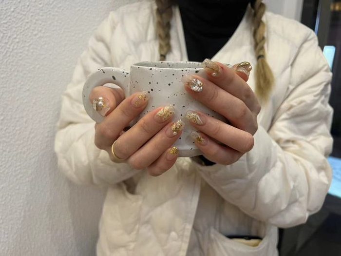 i-nail店里的美甲款式 受访者供图