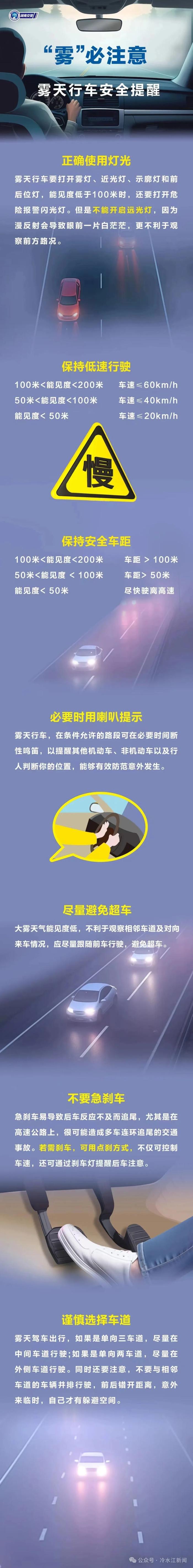 雾天注意安全图片图片