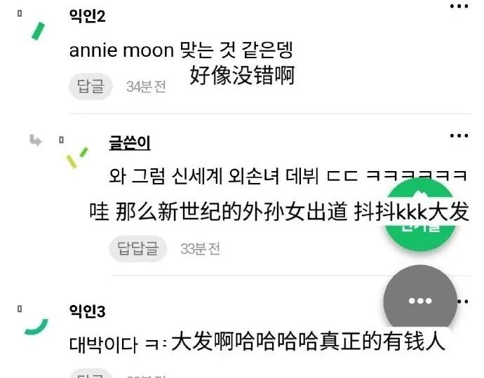 （韩网友评论截图）