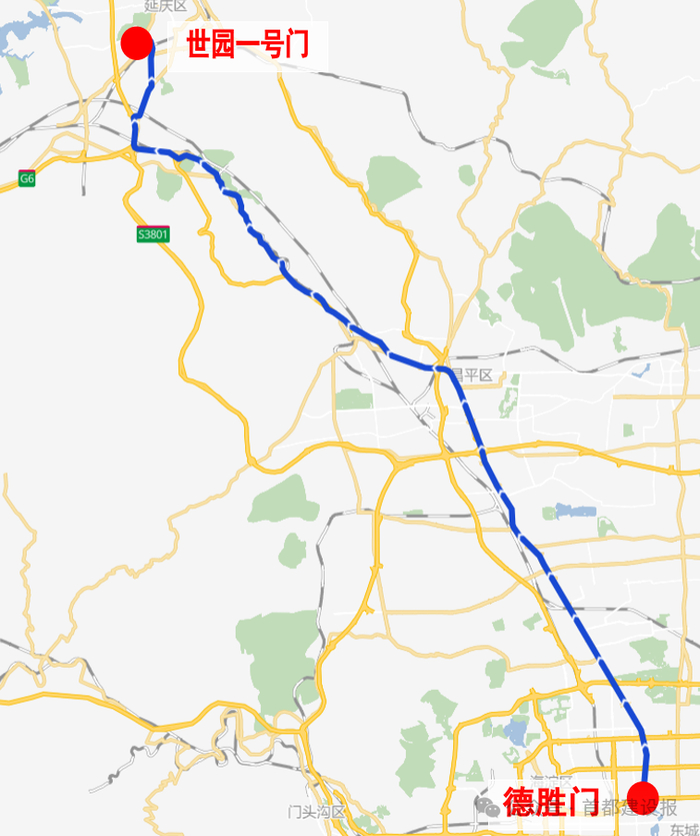 通游新春专线13（景区）路由示意图