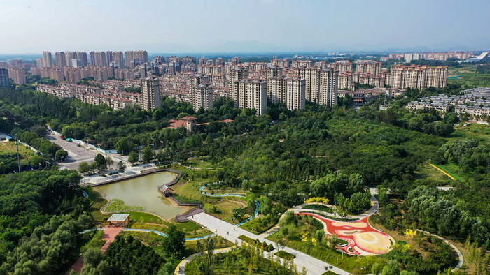 顺义区城市绿地增加到约11.5万亩。（资料图）