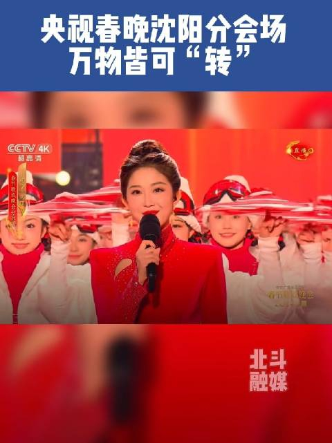 辽宁广播电视台主持人心悦亮相央视春晚在沈阳分会场为全国观众送上