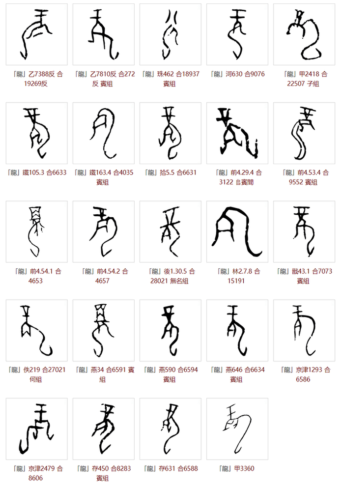 要认识龙字,还是要从甲骨文来看,许慎没有见过甲骨文,他的望文生义