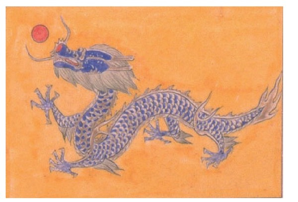 1909年《海军旗式及章服图说》所载舰首旗