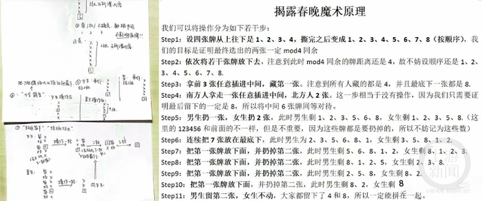 ▲网友们在社交媒体上通过计算进行揭秘。网络图 