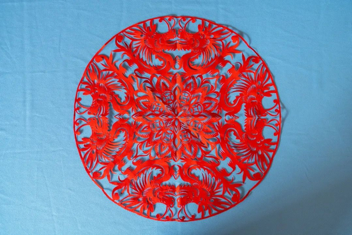 非遗剪纸 龙行龘龘|非遗|剪纸_新浪新闻