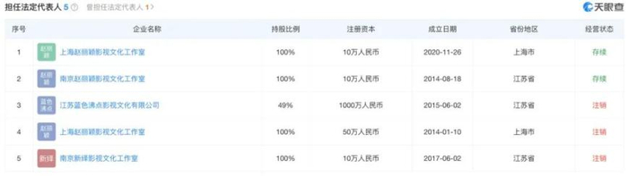 图注：任职信息（担任法定代表人）