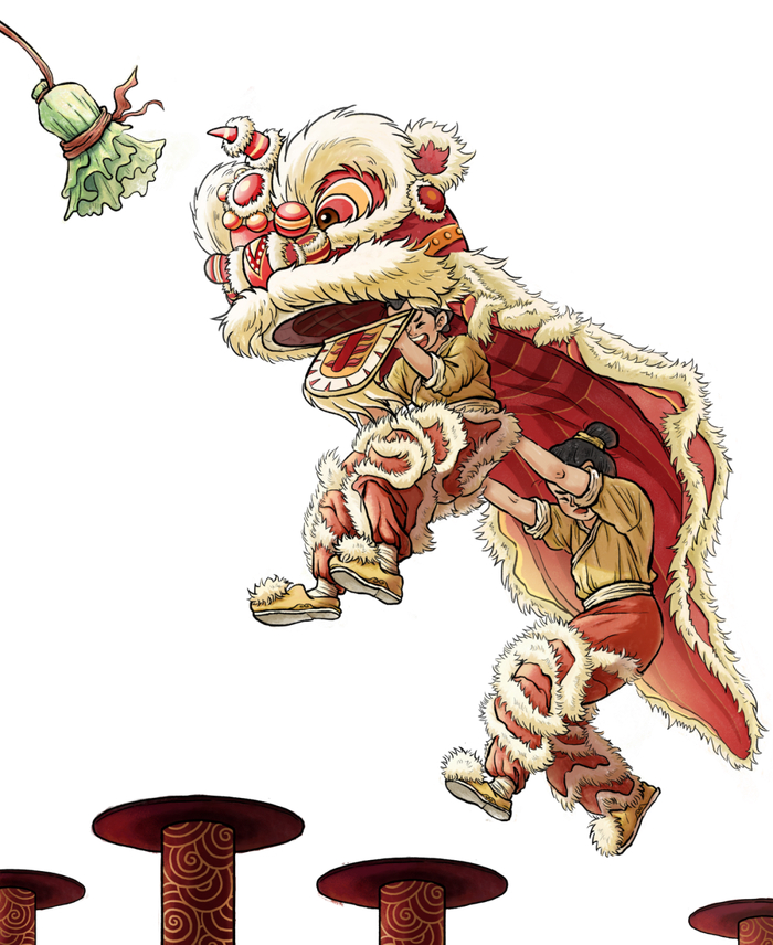 龙年看舞狮,主打一个心想狮成|舞狮|醒狮|武术_新浪新闻