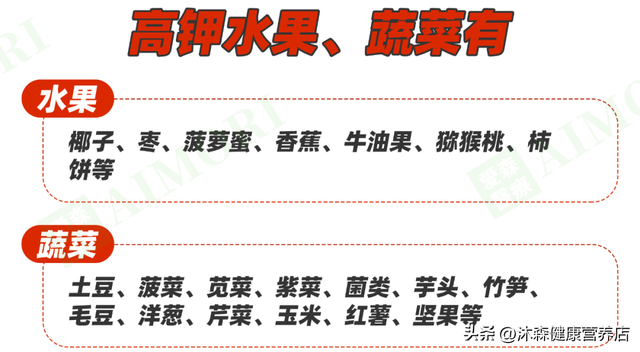 肾友们除了要少吃香蕉,椰子,橙子等含钾比较高的水果外,一些高钾的