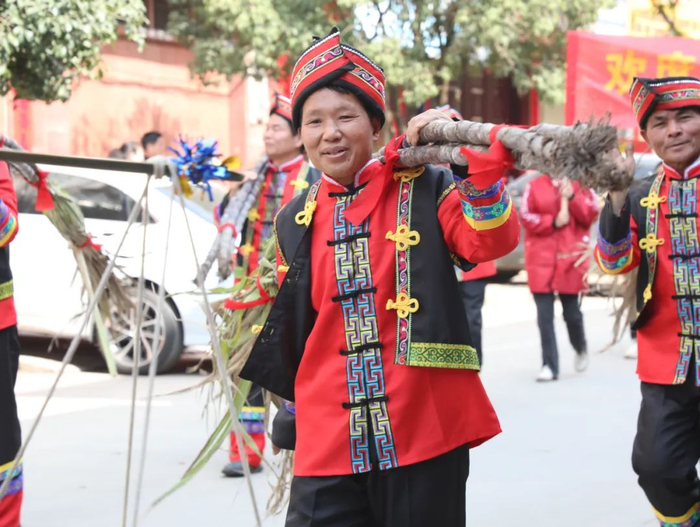 首届"庆丰收"传统文化主题活动金秀瑶族自治县桐木镇举行当天活动现场