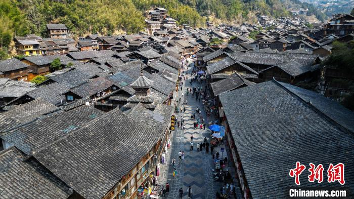 锦绣中国年|贵州黎平肇兴侗寨旅游火爆|黔东南苗族侗族自治州|贵州省