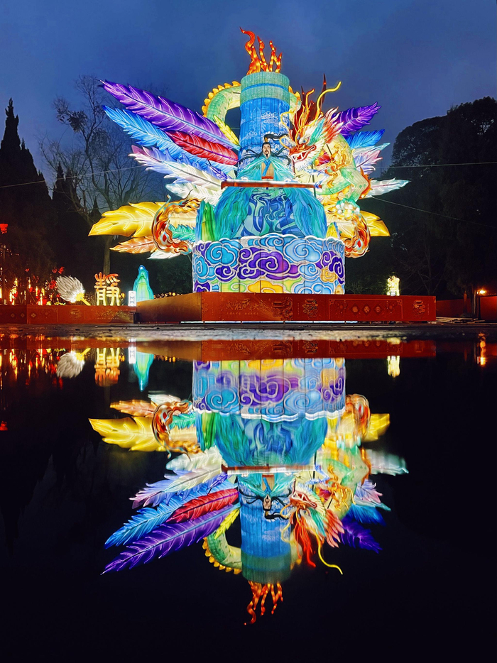 古韵与科技交融国风与ar碰撞丨武侯祠成都大庙会彩灯好看好玩