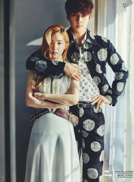 吴世勋# #irene裴珠泫#他们两个的写真好养眼!