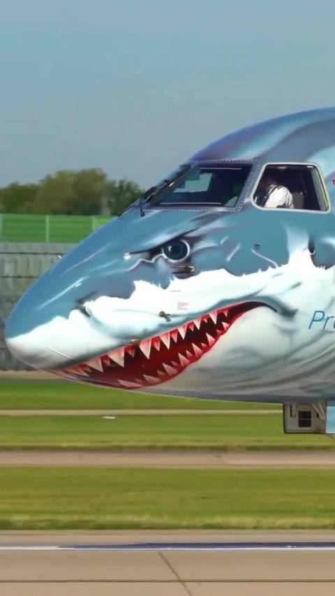 e190e2原型机的传神鲨鱼嘴