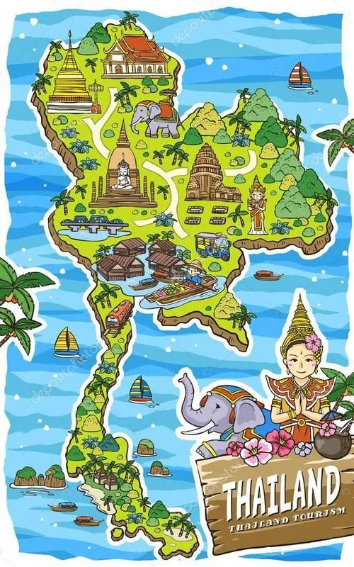 该地区的地理特征是短暂的山脉交替,流入泰国湾的短河流域.