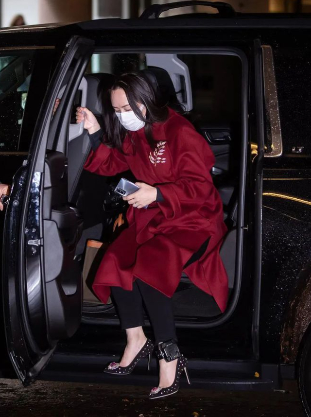 我悟了:大衣不配丝袜,靴子,高级优雅又显贵|大衣|孟晚舟|丝袜_新浪