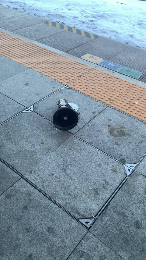 东北车站孤独的喇叭