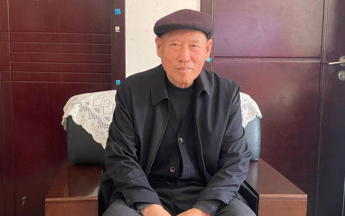单庄原村干部张孝武。新京报记者 赵利新 摄
