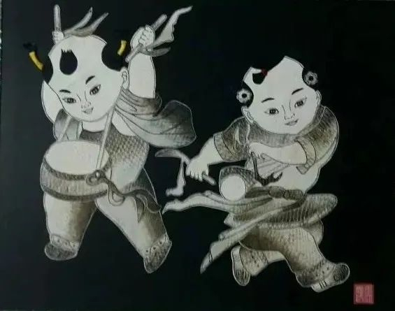 鱼皮画。图片来源：@松原旅游