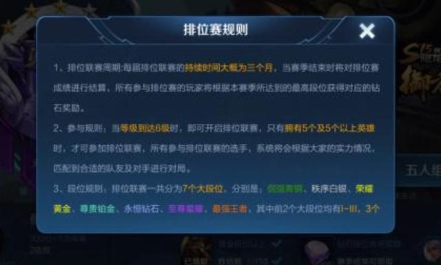 王者榮耀的匹配製度已經調整了八年,這八年每一個補丁都是為了排位賽