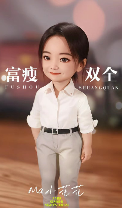 q版贾玲又飒又美|贾玲_新浪新闻