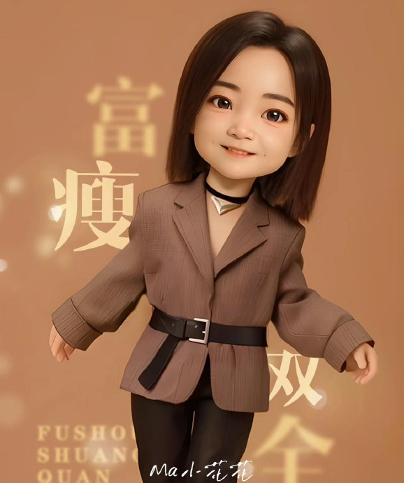 q版贾玲又飒又美|贾玲_新浪新闻