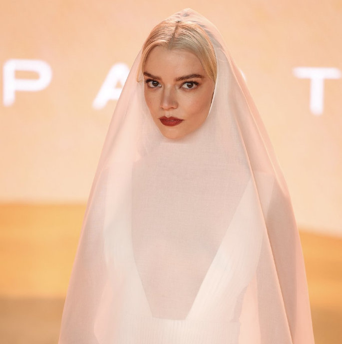 安雅·泰勒-乔伊亮相《沙丘ii》伦敦全球首映礼|安雅|