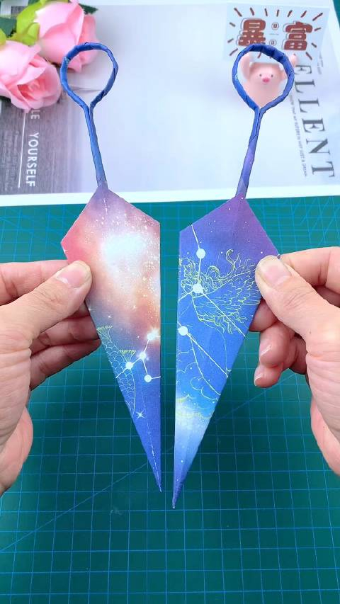 折一个超酷又好玩的苦无手里剑快来试试吧