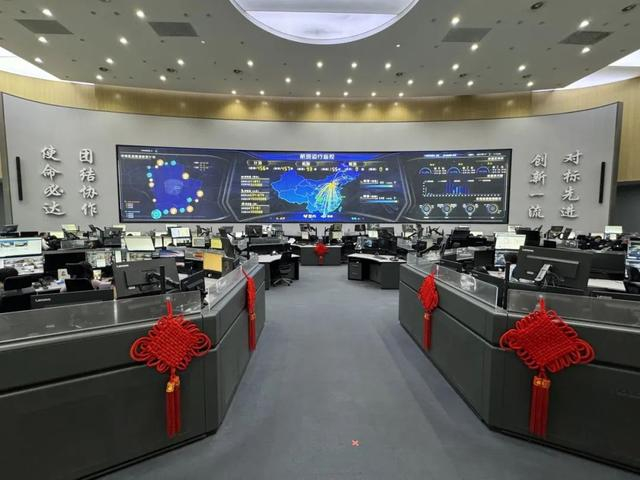 大兴机场运控大厅/记者拍摄