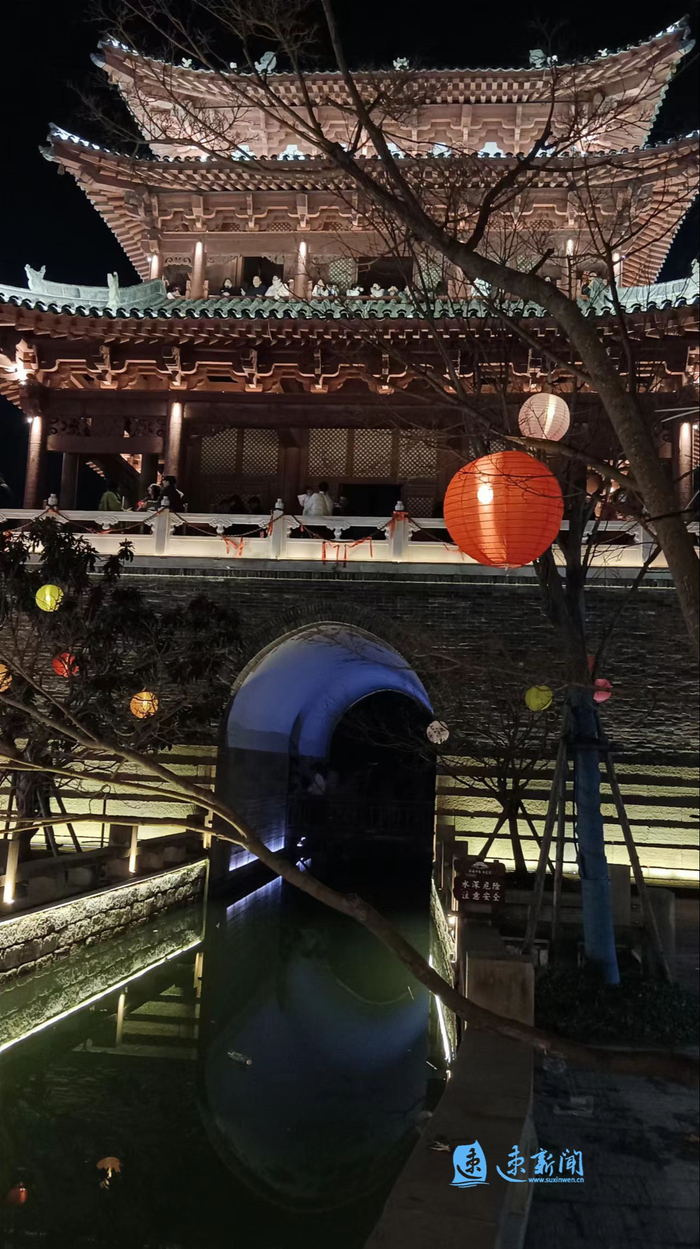 游玩"一条龙"|袁家村·宿迁印象景区水街流光溢彩|宿迁市_新浪新闻