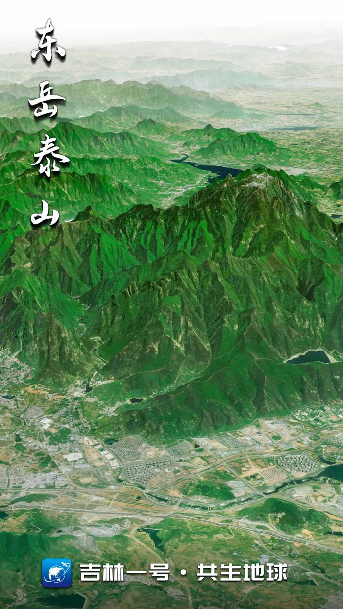 一分钟,卫星带你看尽祖国三山五岳|华山|黄山市|恒山_新浪新闻