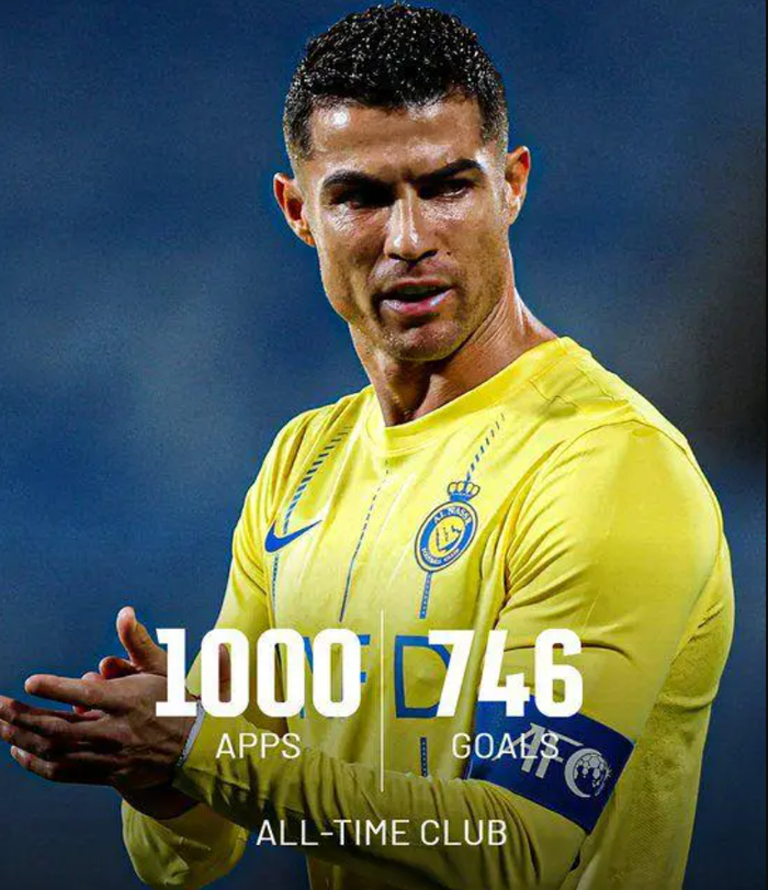23年1000场轰746球|克里斯蒂亚诺·罗纳尔多|亚冠|利雅得_新浪新闻