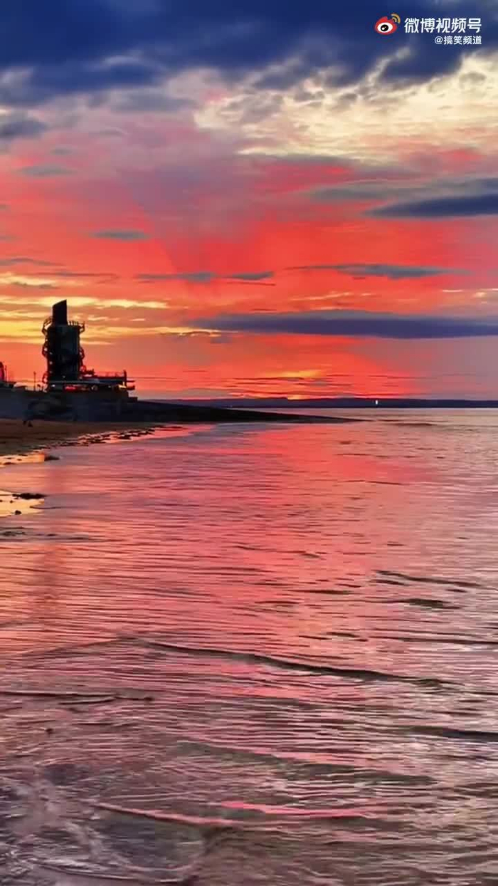 醉美晚霞治愈系风景