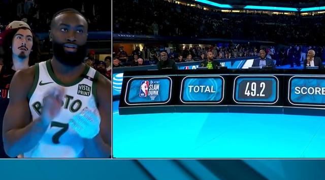 NBA全明星扣篮大赛：布朗决赛满分卫冕 布朗扣篮引不满！布朗低难度高分被狂嘘 坦言：我很接近冠军