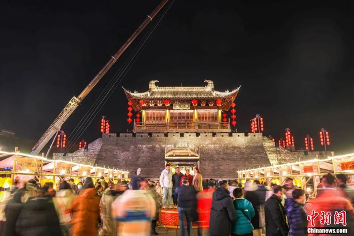 赣州宋城历史文化旅游区军门楼。刘力鑫 摄