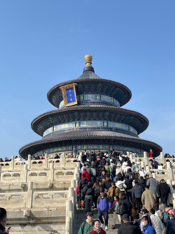 2月16日，北京天坛。摄影/李莹