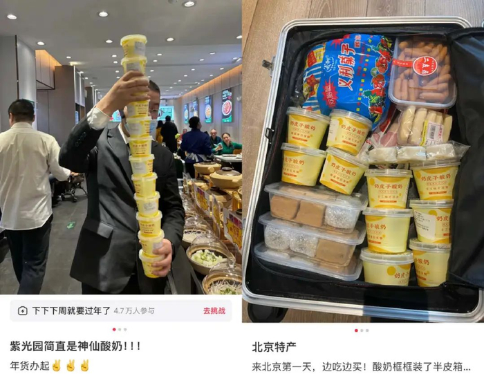 （左图/小红书@妙人大将军，右图/小红书@红山果艺术）