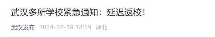 武汉多所学校紧急通知:推迟!|武汉市|开学_新浪军事_新浪网