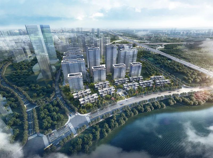 ▲保利冠江墅社区效果图