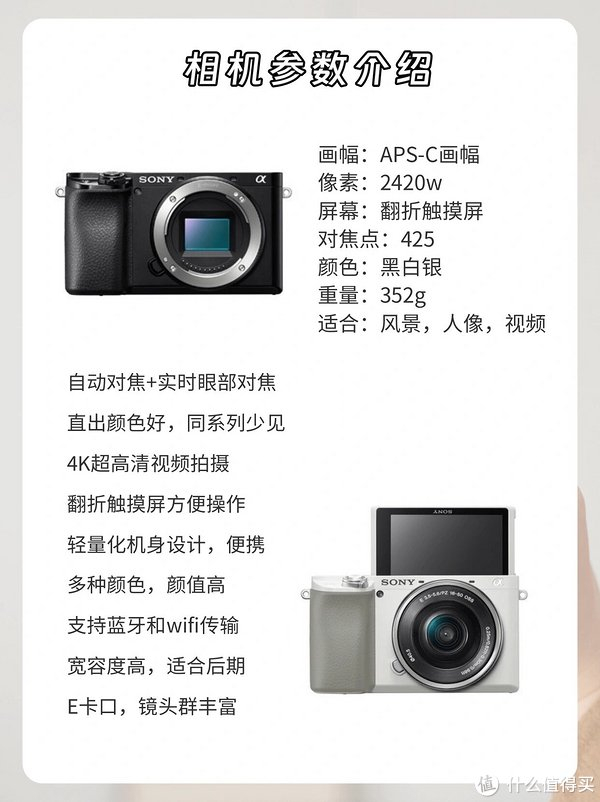 购买一台索尼a6100相机,并开始尝试使用它来拍摄人像.