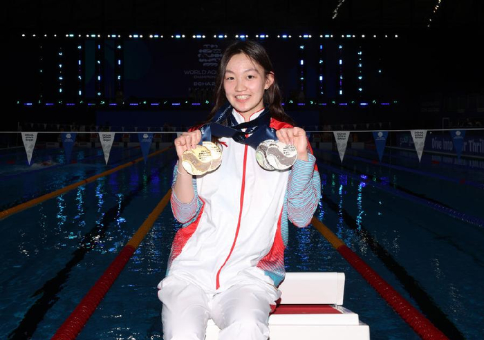 2024多哈游泳世锦赛:中国队23金收官,奖牌榜第一|中