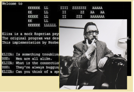 图2：维森鲍姆用“狡猾策略”设计ELIZA的对话