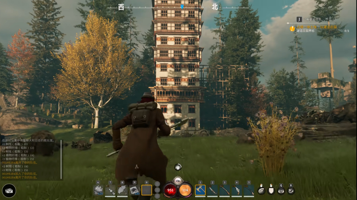 顺便一提，游戏可以在第三人称和第一人称间随意切换