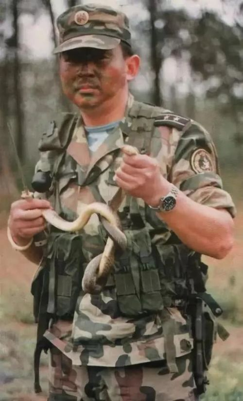 解放军南沙某部又惊现"蓝精灵"迷彩,杨南镇当年是怎么设计的?