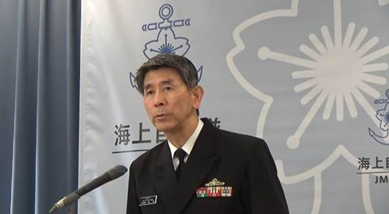 海上自卫队幕僚长酒井良，图自日媒。