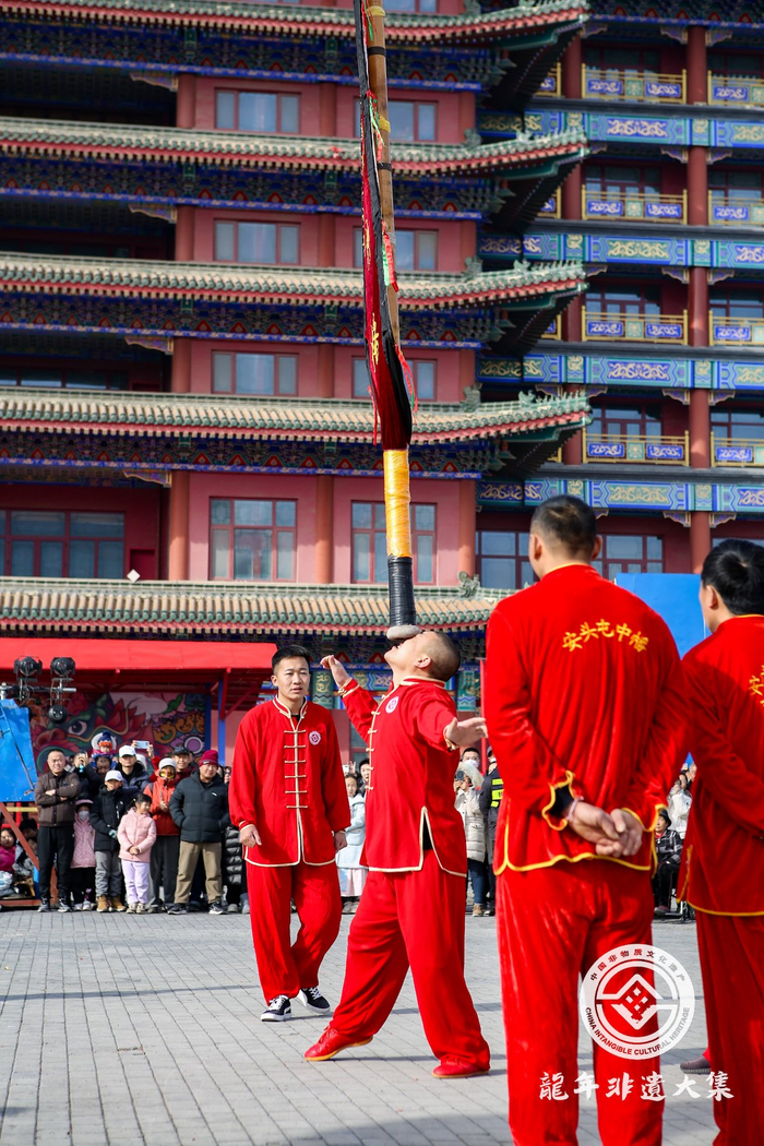 龙年非遗大集，河北中幡表演