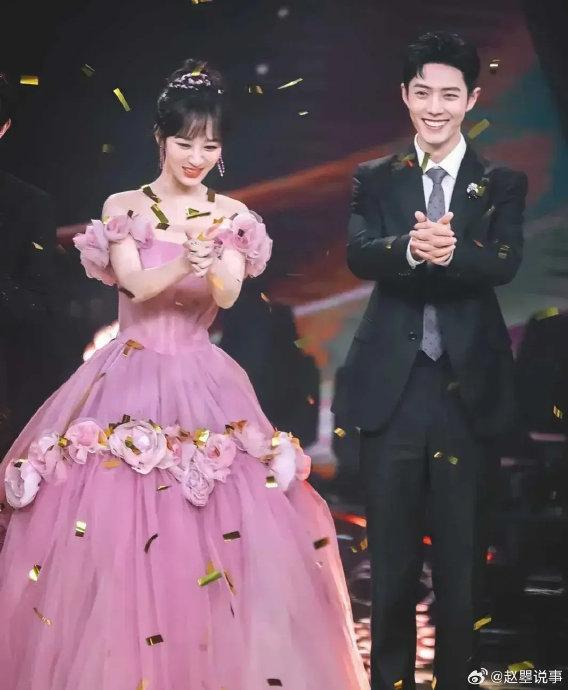 杨紫和李现的结婚照片图片