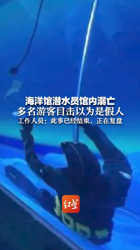 郑州一海洋馆潜水员在馆内溺亡海洋馆回应该事件已处理完正复盘