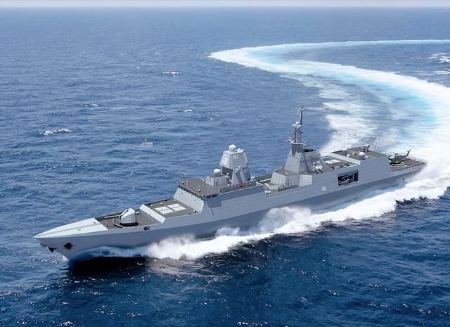 中国最强护卫舰亮相,号称福建舰带刀护卫,实力超美