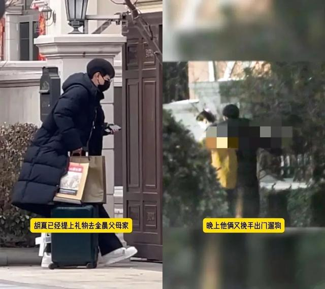 2024年最甜的瓜,胡夏提重礼上金晨家拜年,两人好事将近?